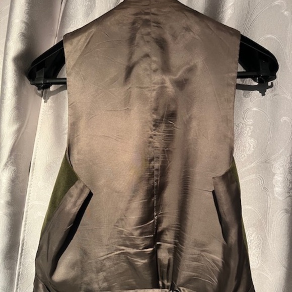Holt Renfrew Olive vest - Picture 3 of 3